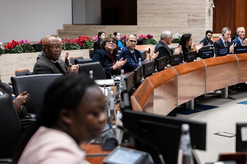 Intervention by Ms. Maureen Maguza-Tembo, Delegation of Malawi. Photo credit: WFP/Matteo Minnella