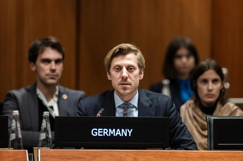 Intervention by the Delegation of Germany. Photo credit: WFP/Matteo Minnella