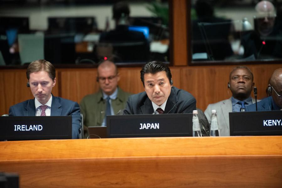 Intervention by the delegation of Japan. Photo credit: WFP/Daria Addabbo