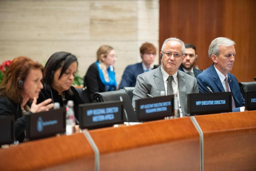 In the photo: H.E. Mr. Youssef Balla, Ambassador and Permanent Representative of the Kingdom of Morocco and President of the WFP Executive Board 2024. Please credit: WFP/Daria Addabbo