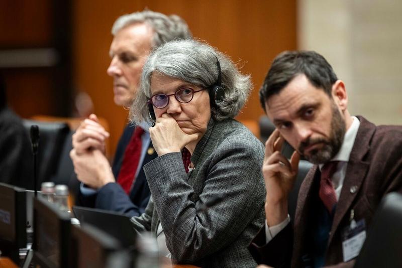 Intervention by Ms. Anne-Claire Luzot, Director of Evaluation. Photo credit: WFP/Daria Addabbo